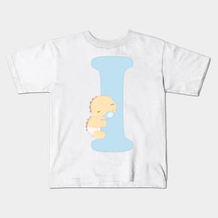 I - blue - iguana Kids T-Shirt